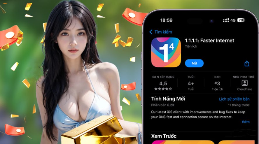 Hình ảnh quảng cáo của vn188 hiển thị nền tảng và các lợi ích